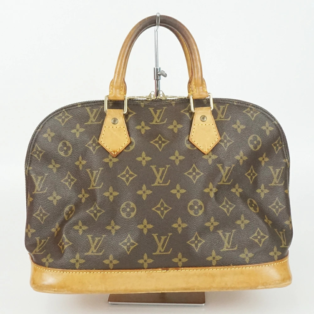 LOUIS VUITTON Alma Monogram Canvas Brown Handbag